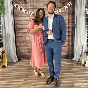 Pink free people dress